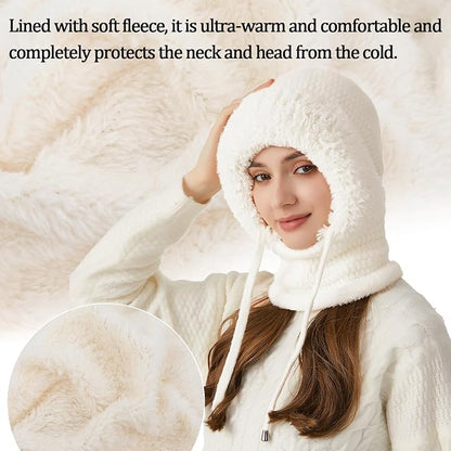 Snowfall Fleece Beanie & Face Mask