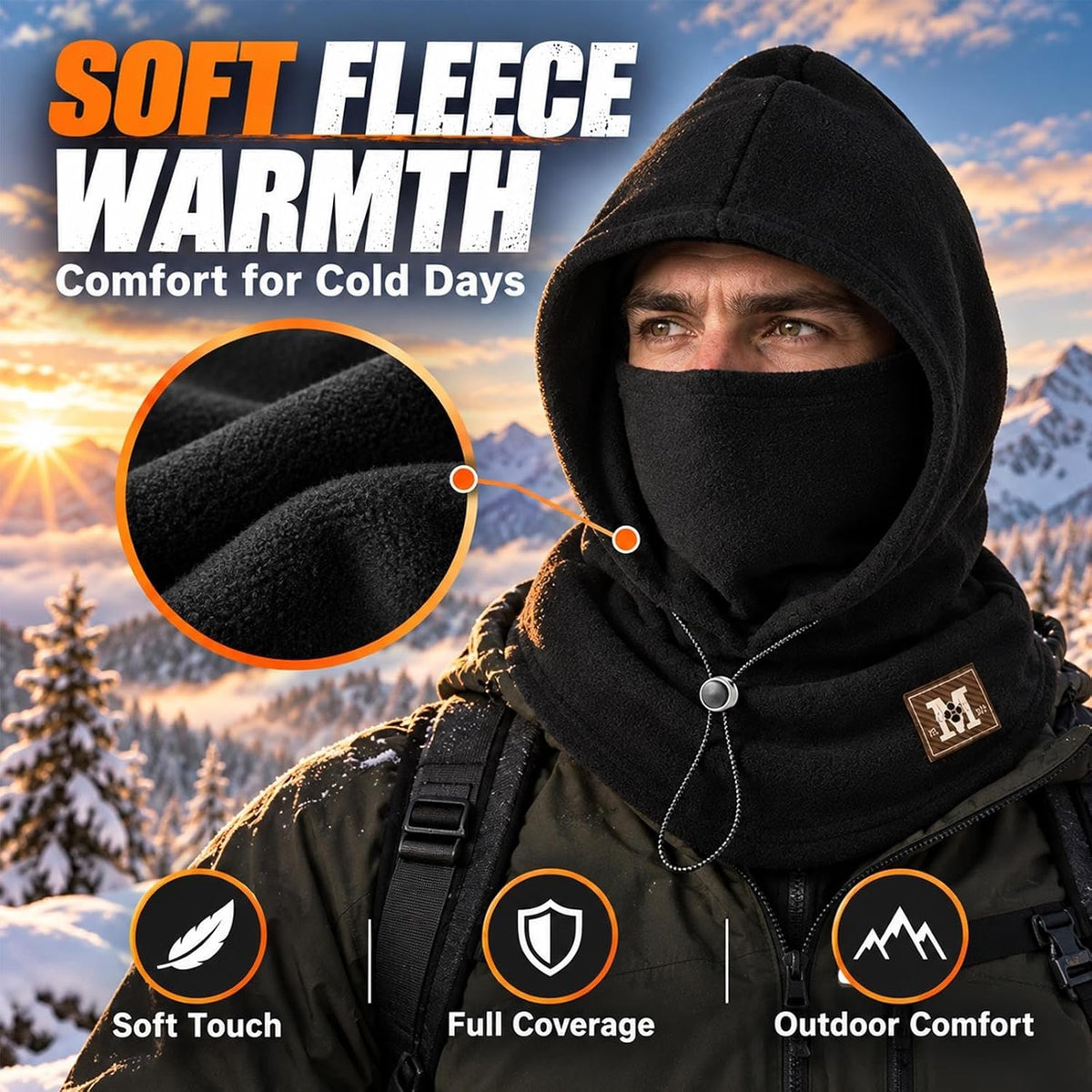 Tundra Fleece Hood & Face Mask