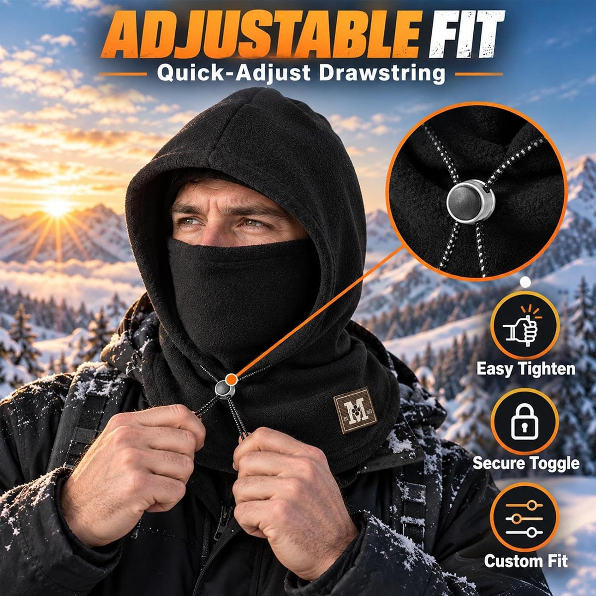 Tundra Fleece Hood & Face Mask