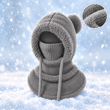 Snowfall Fleece Beanie & Face Mask