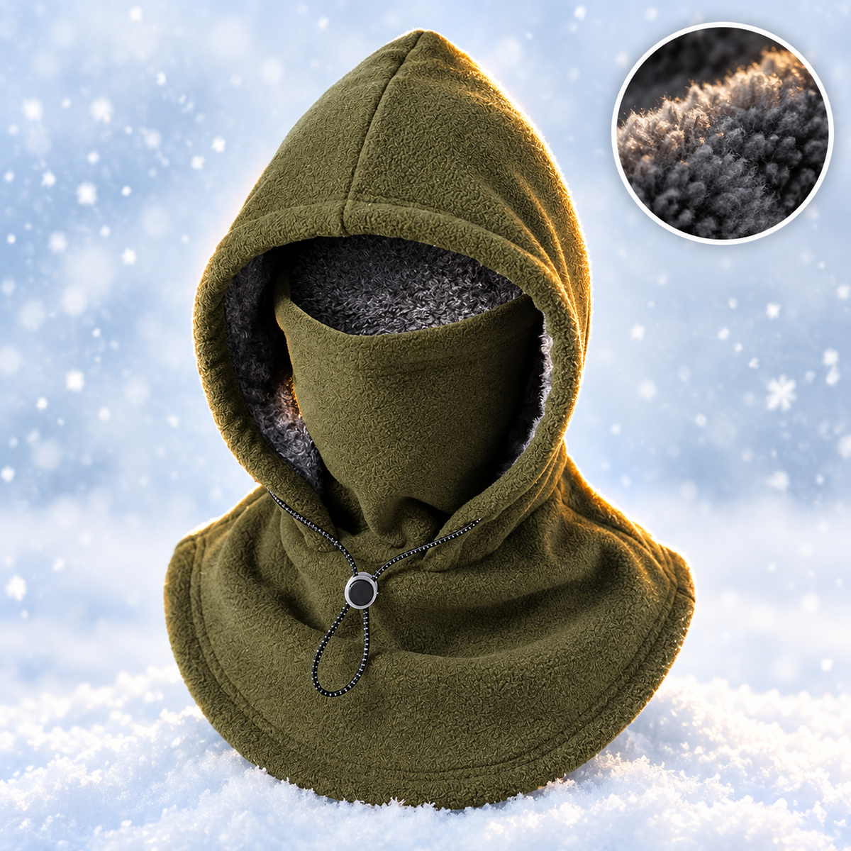 Tundra Fleece Hood & Face Mask